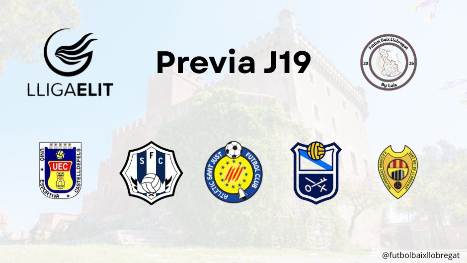 Lliga Elit J19 – Previa