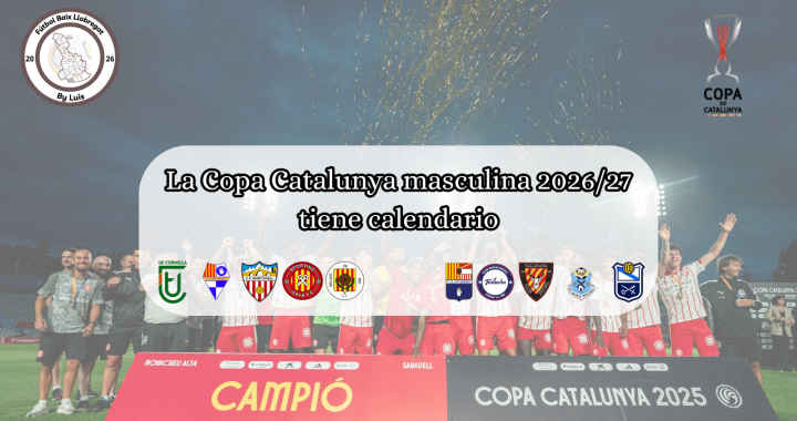 La Copa Catalunya 2026/27 masculina ya conoce sus fechas
