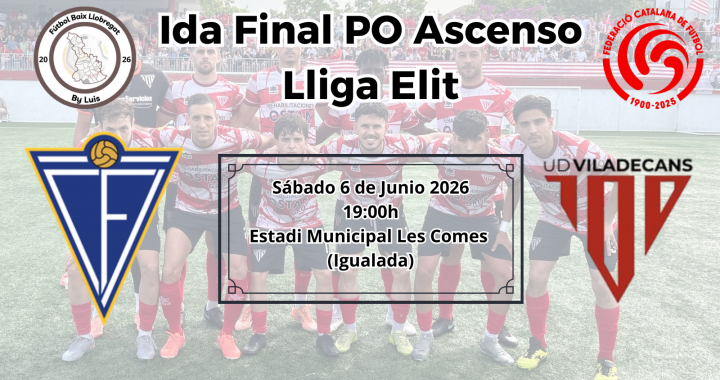 Previa – Play-off ascenso a Lliga Elit – Final Ida – CF Igualada – UD Viladecans «Lograr un buen resultado en Igualada»