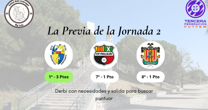 3ª Federación Fem – Previa – Jornada 2 – «Derbi con necesidades y salida para buscar puntuar»