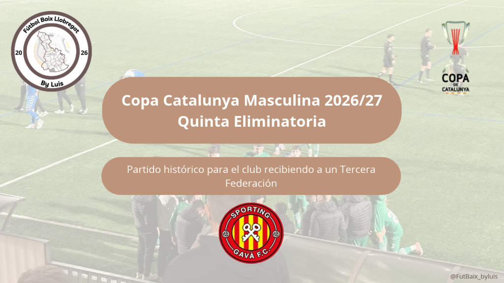Copa Catalunya – Previa Parte 1 – Quinta Eliminatoria – «Partido histórico para el club recibiendo a un Tercera Federación»