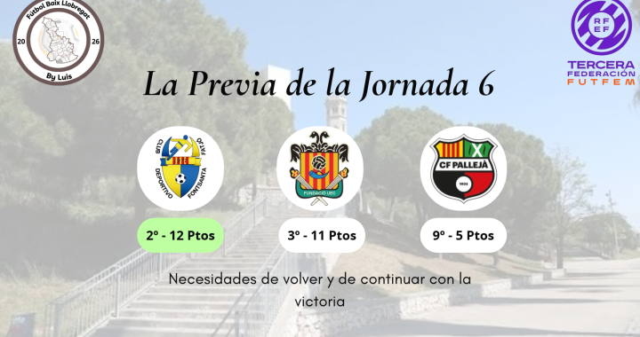 3ª Federación Fem – Previa – Jornada 6 – «Necesidades de volver y de continuar con la victoria»